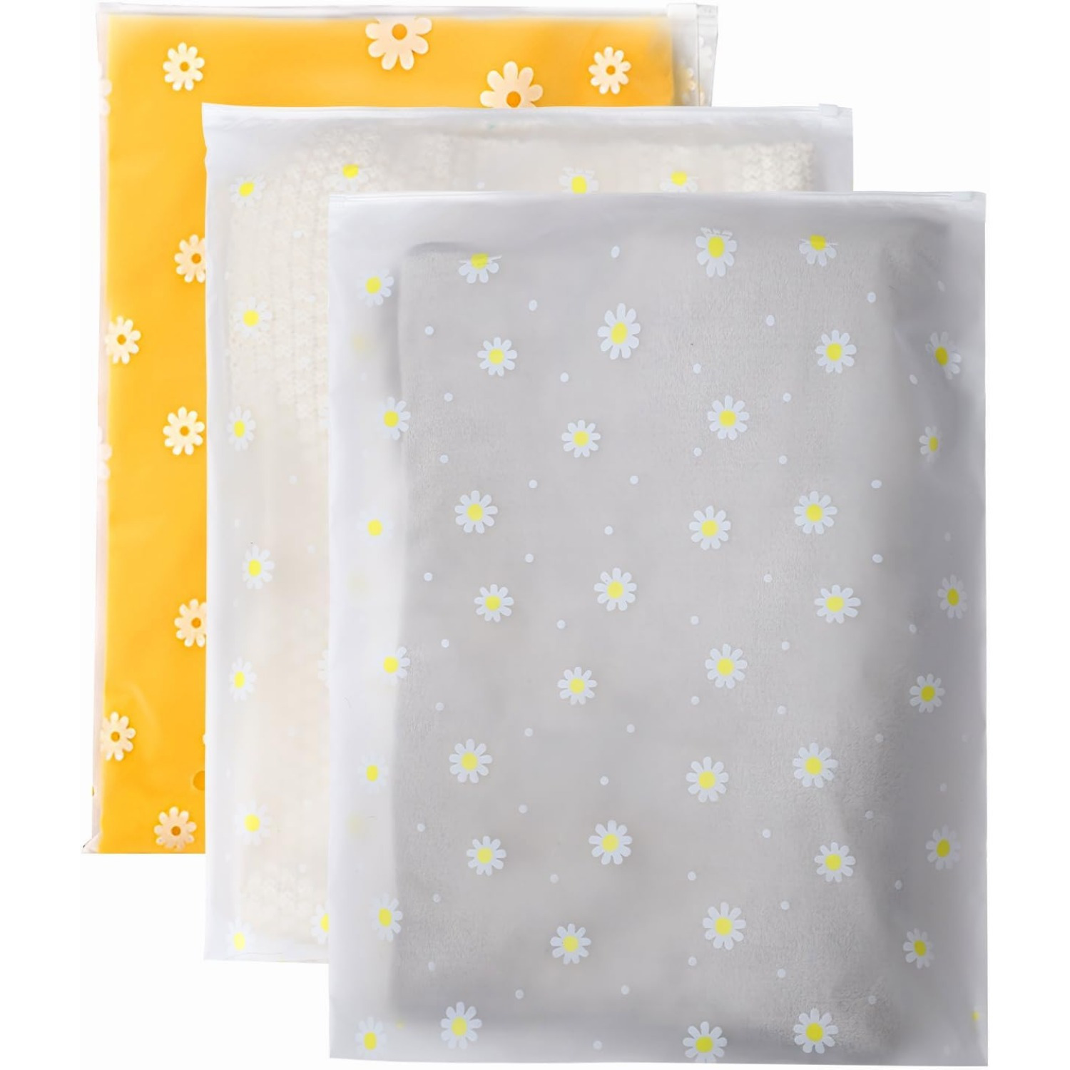 TEMU 25pcs Reusable Ziplock Bags Large Plastic Hospital Bags Travel Clothes Storage Bags Bags High Quality Luggage Organiser, Travel Essentials, ,