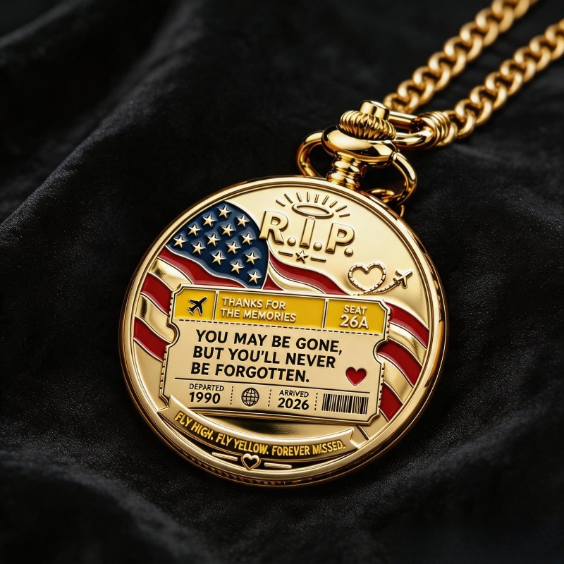 1 spirit aviation commemorative ticket-style pocket watch, pocket watch with a chain;   design; an     for collectors;   Product details 2