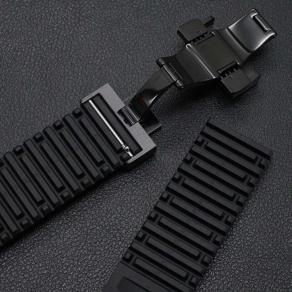 Silicone Sports Band for Apple Watch Ultra 3, 2, 1, 49Mm Series 10, 46Mm, 11, 10, 9, 8, 7, 45Mm. Men'S Business Strap for Iwatch 6, 5, 4 SE3, 44Mm Bracelet