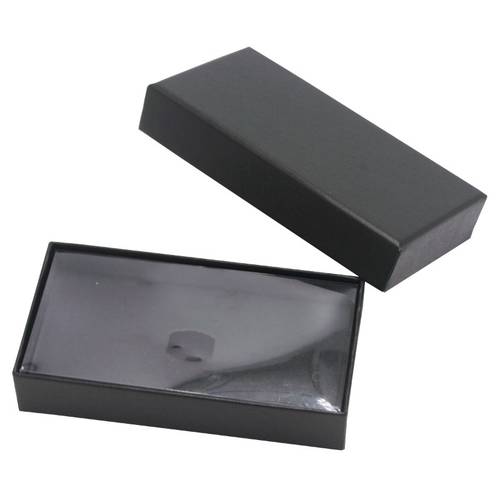 A Storage Box for Men S Bow Ties, Featuring a Black Pattern, Designed to Hold Ties And Square Scarves, with a Cover That Resembles , Suitable for Jewelry