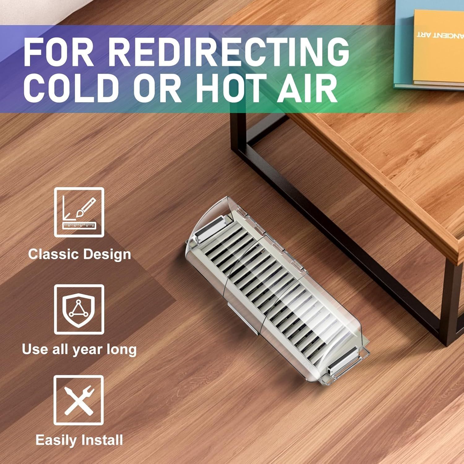 adjustable magnetic vent covers length modern plastic Temu Italy