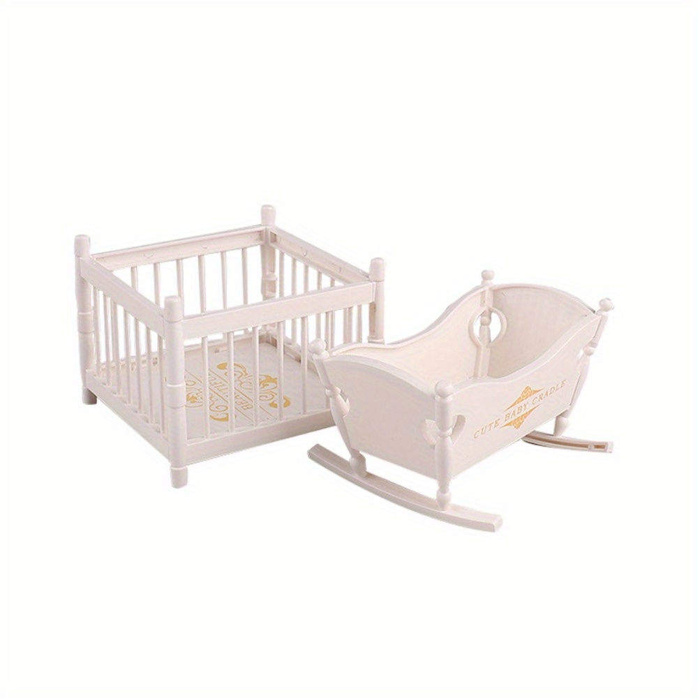 Image of Simulation Doll House Mini Bed Furniture Mini Scene Doll House Decoration