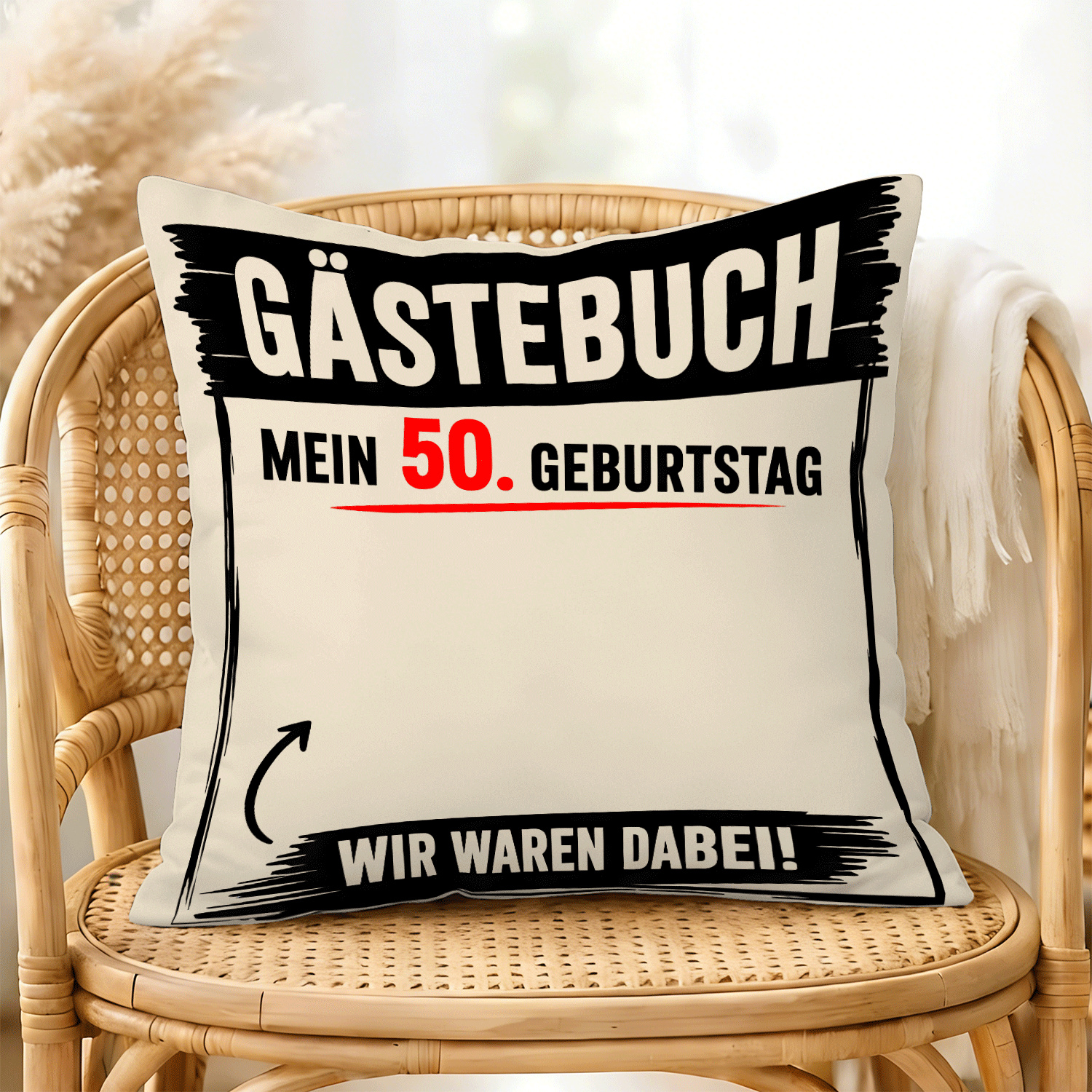 TEMU 50. Geburtstag Mann Frau 50 Jahre 1976 Dekoratives Lustiges Geschenk (1) Deko Kissenbezug 1 Stück 45X45Cm Beidseitig Bedruckter Kissenbezug für