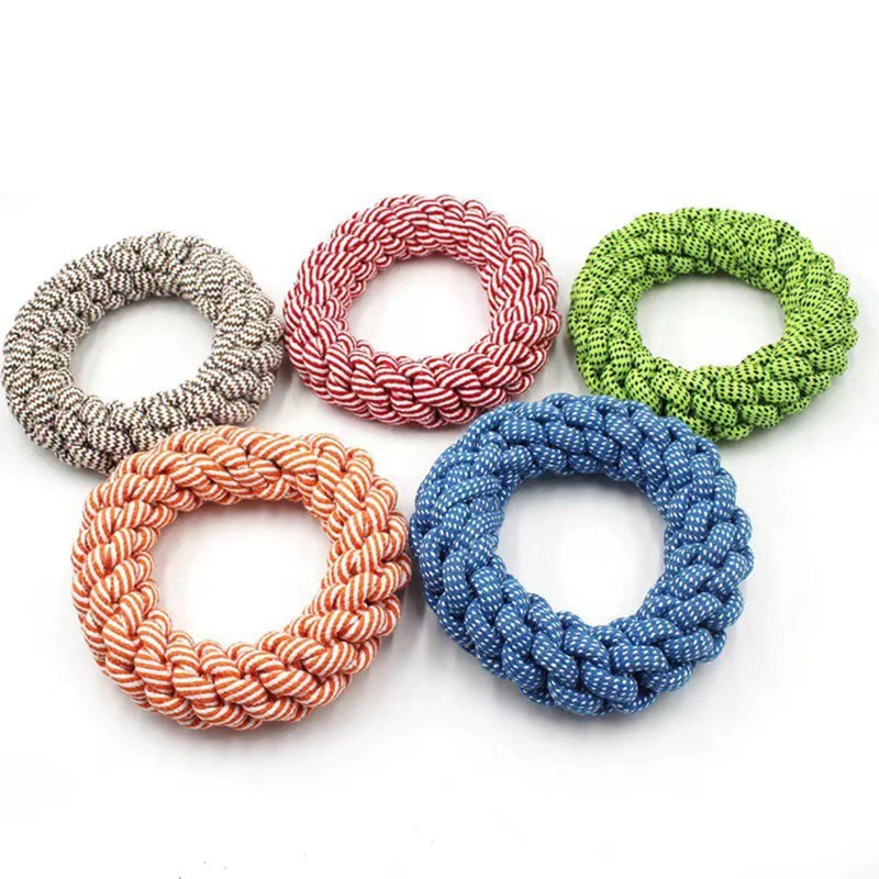 Durable Bite-Resistant Woven Rope Chew Toy for Medium to Large Dogs