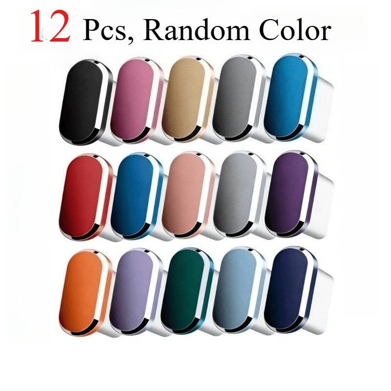 TEMU 12pcs Random Colors 15 Colors Available Universal Type-c Dust Plug - Suitable For Phones, Laptops, Tablets, And All Usb-c Electronic Devices, 15
