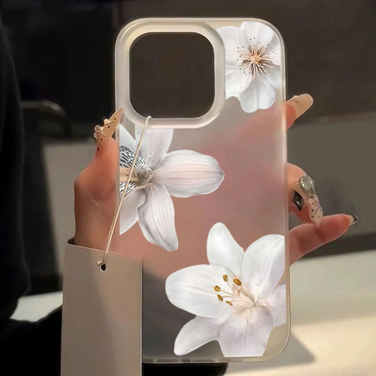 TEMU Phone Case - Stylish Phone Case Lily , Compatible With For Iphone 17, 16, 15, 14, 13, 12, 11 Pro Max, 7, 8 Plus, X, Xs Max, Xr, And 12, 13 Mini;