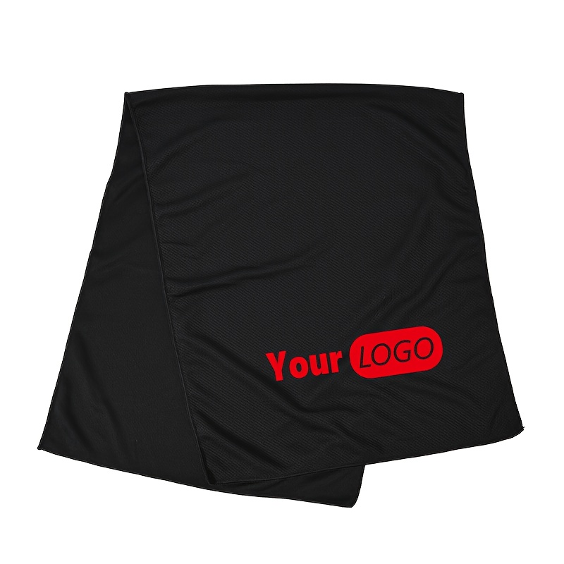 TEMU Custom Printed Quick-dry Sweat-absorbing Towels 10/50pcs, Special For Outdoor Sports Rapid Cooling Moisture-absorbing Towels