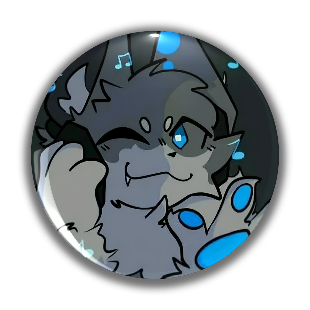 TEMU Men's Stylish Brooch/pin - Anime Cartoon Round Badge - Unisex - Suitable As A Fun Gift For Family, , - Perfect Accessory For Clothing, Hats, And