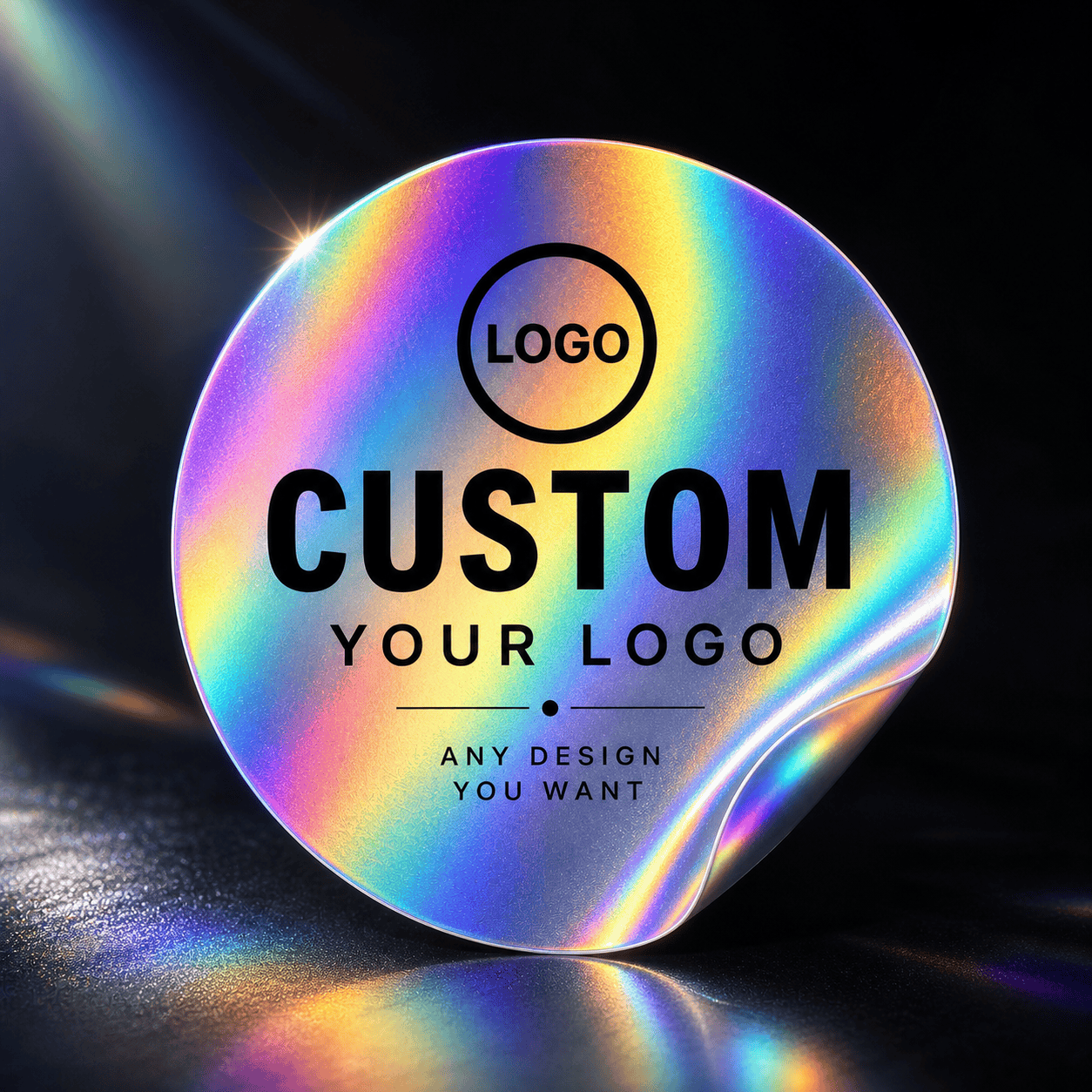 Personalized Custom Holographic Stickers, 3/4/5/6CM