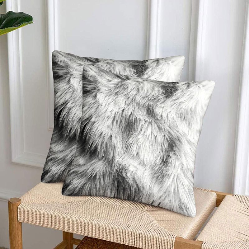 TEMU 2 fundas de almohada con diseño estampado, color y texturizado para la decoración de de San Valentín, de almohada decorativa para el hogar,