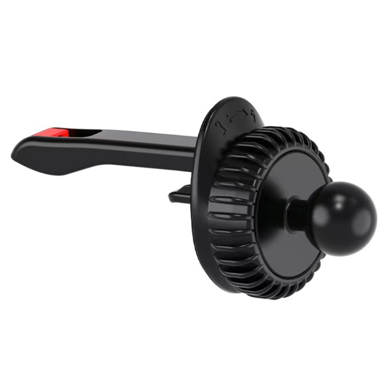 TEMU Car Phone Additions Car Air Vent 360-degree Rotatable Extension Rod Air Vent Clip Car Phone Holder Base 17mm Ball Head Universal Accessory