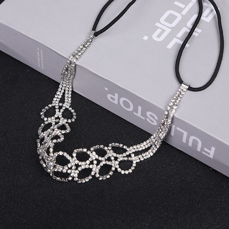 korean version of simple encrusted headband   accessory   encrusted headband simple   full of