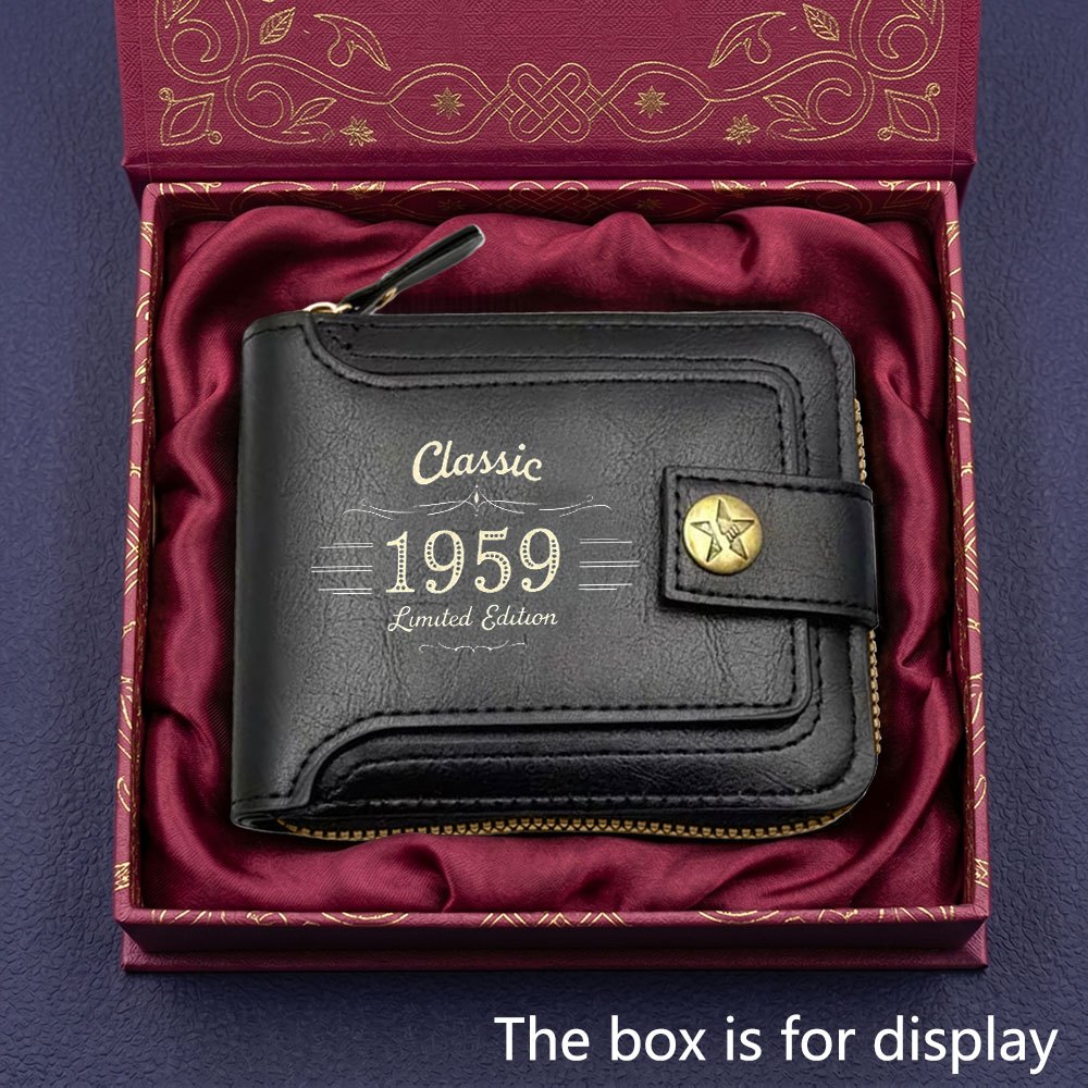 TEMU New 1959 Edition Men's Wallet, Stylish And Minimalist Coin Purse, Multi-card Slot Credit Card Holder, For Husband, Boyfriend, , Or Father