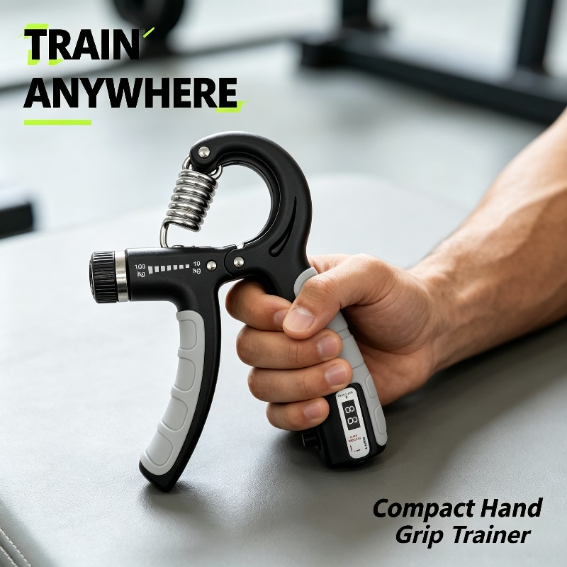 Image of Fitness Adjustable Heavy Hand Gripper 10 100kg Resistance Hand Grip Strengthener For Arm Forearm Muscle Workout Wrist Stretch Weight Lifting Full Equipment