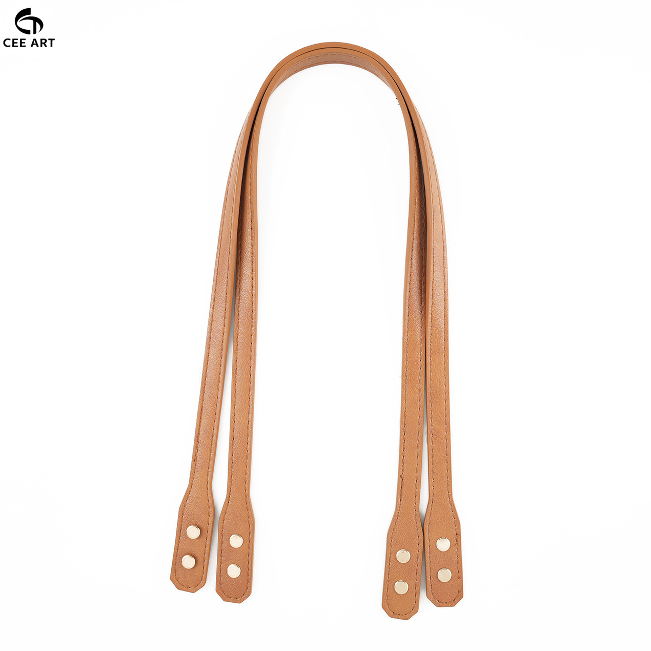 TEMU CEE ART 2 piezas de correas de repuesto para bolso de PU, universales para bolso de con remaches dorados, accesorios para bolso de ganchillo y