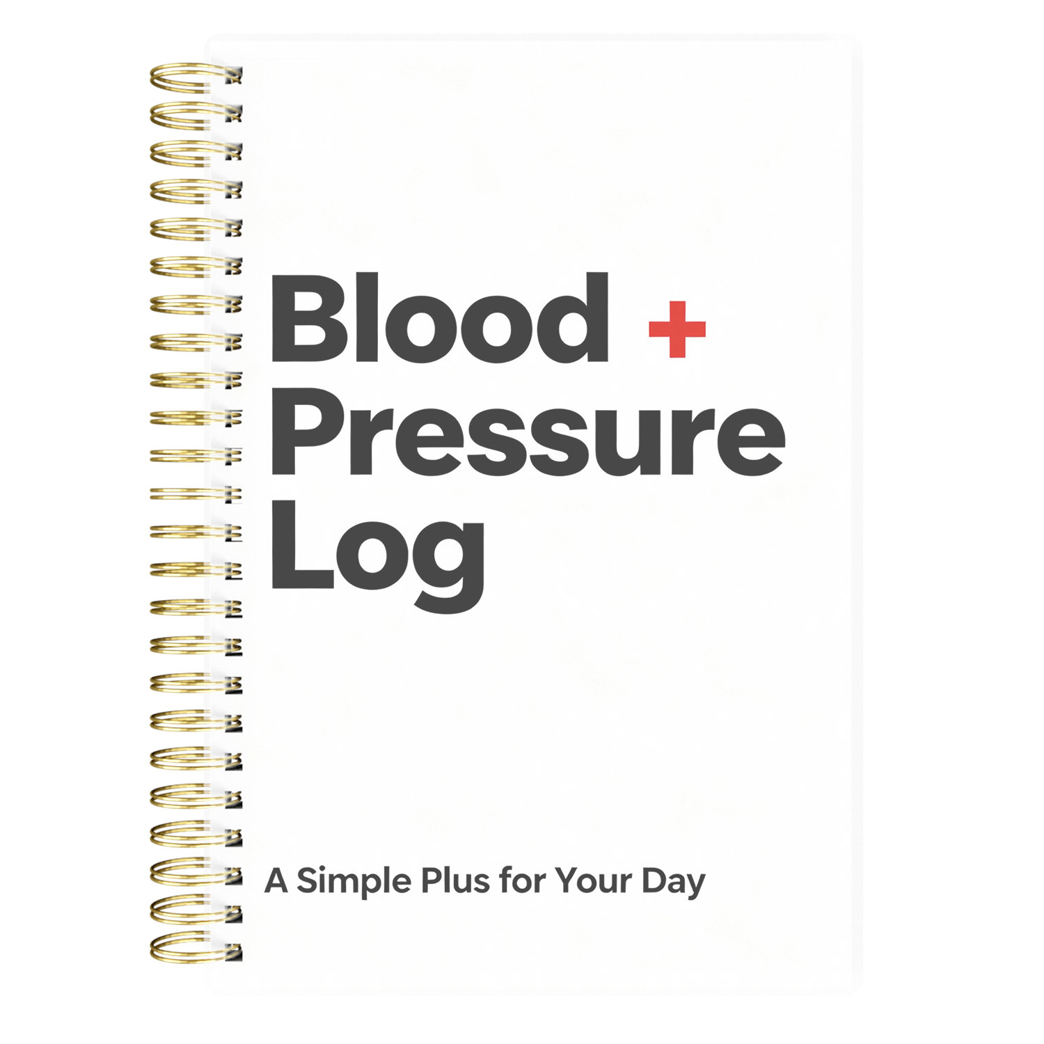TEMU 1pc Fun Planner, Blood Pressure Record Book And Heart Health Management - A5 Spiral Bound Blood Pressure Monitoring Diary, Includes Blood
