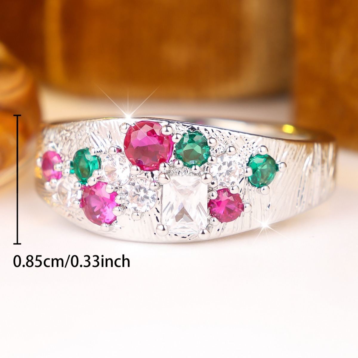 Women's Vintage Unisex Concave-Convex Texture Ring, Chic Design