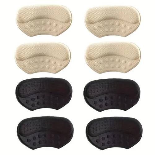 8 pezzi autoadesive - antiscivolo, adatte per tacchi alti, scarpe sportive e scarpe di grandi misure, accessori antiscivolo per scarpe | elastiche | durevoli,