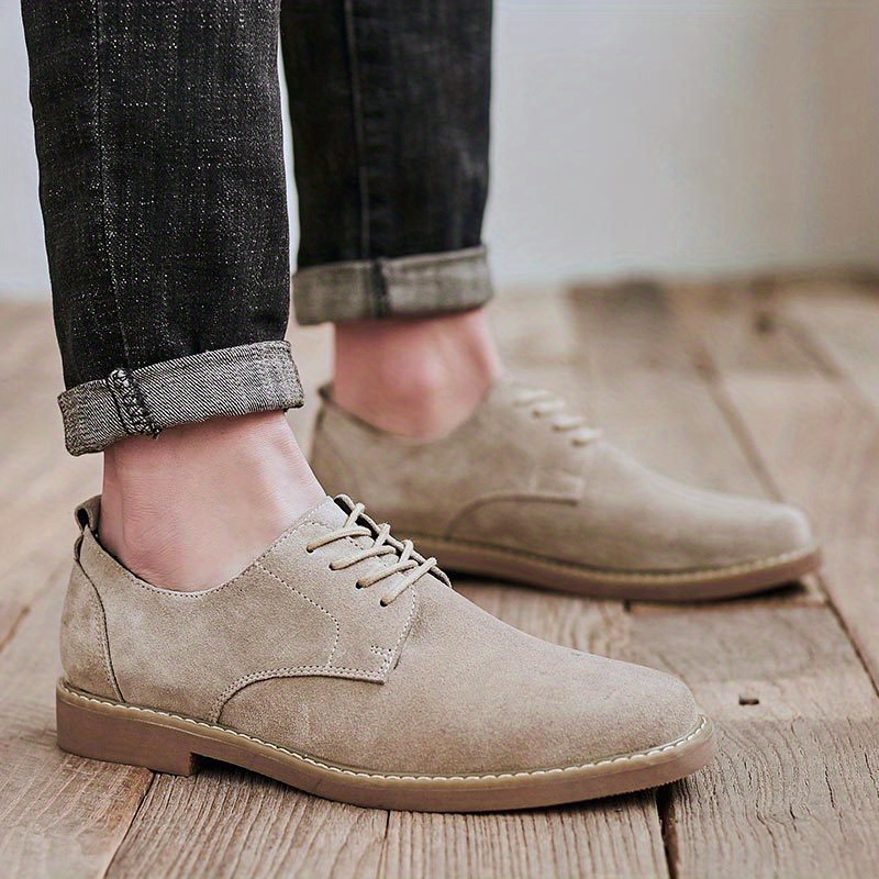 mens casual lace derby shoes classic business casual oxford  display picture 3