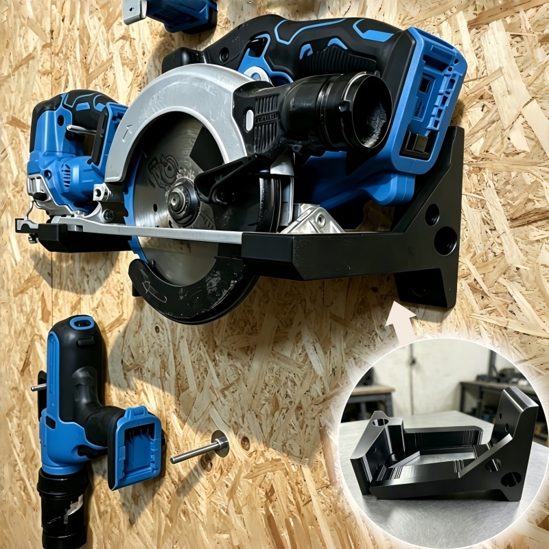 TEMU 1 Ensemble Compatible avec Scie Circulaire 18V (DCS391N) Support Mural, Pas d'Électricité , Support Mural, Support de Rangement Fixe,