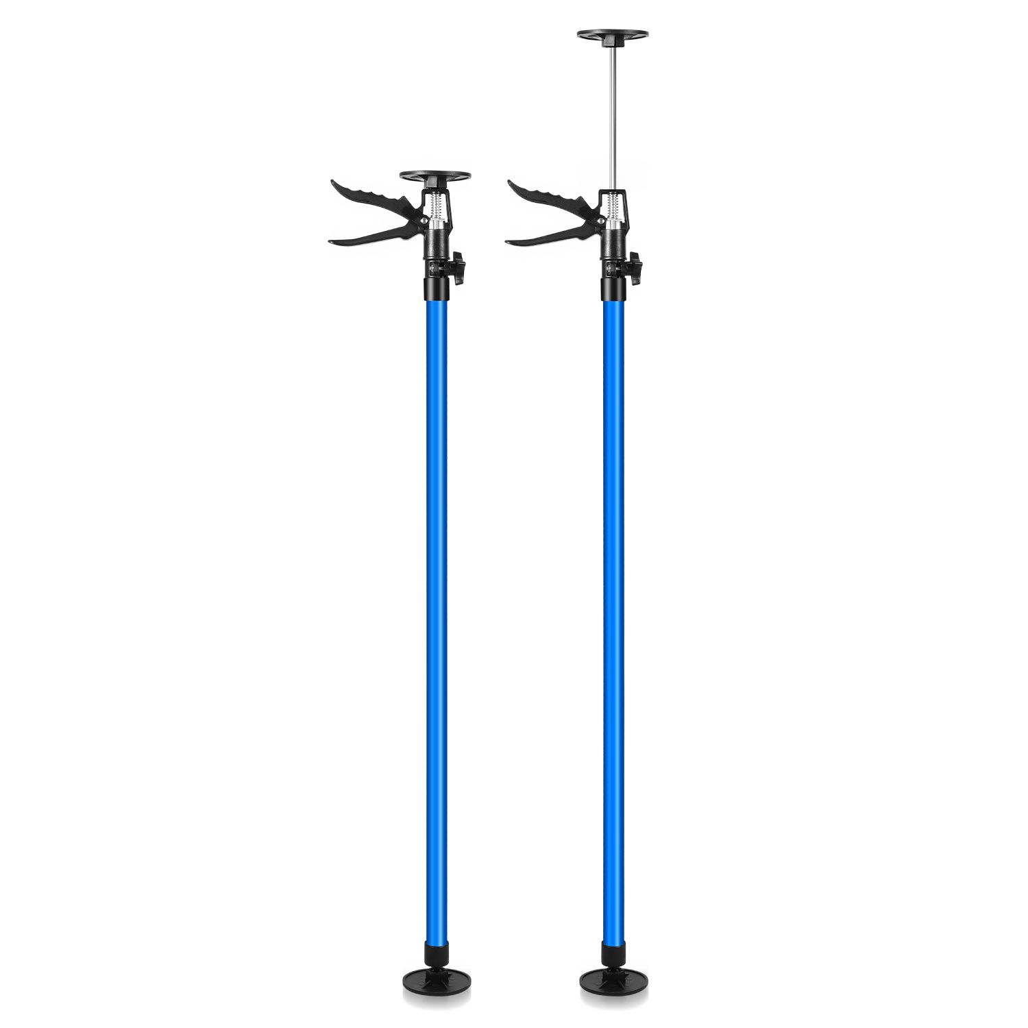 TEMU Soporte de techo 2/4 piezas, reforzamiento de aislamiento de puerta, soporte elevador de techo azul, de soporte de nivel, soportes ajustables de