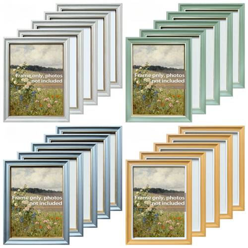 picture frames in horizontal and vertical making them showcasing images are great for wedding pictures and