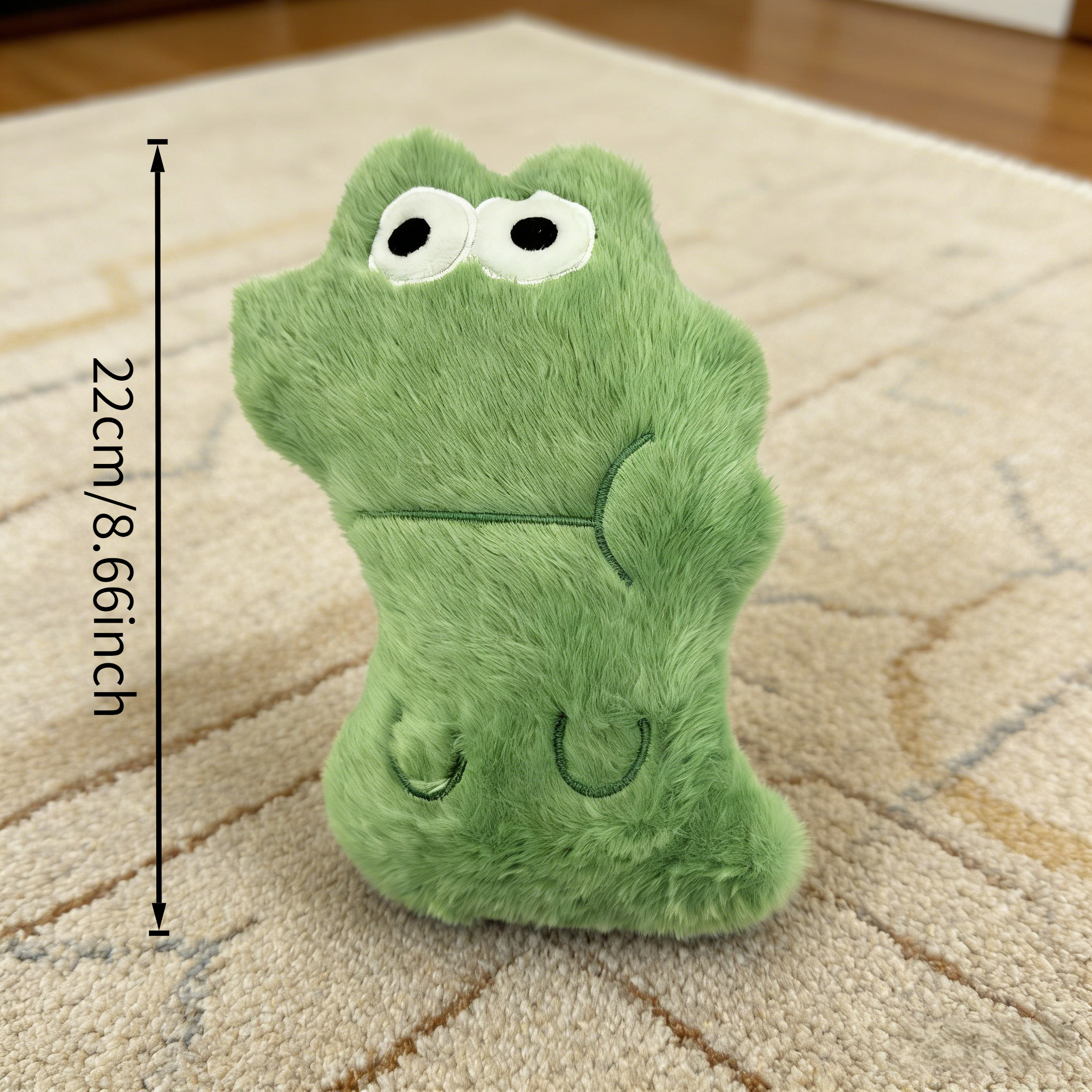 Image of Adorable Big- Frog Plush Toy, Soft Plush Pillow, Interactive Pet Toy, Suitable For All Dog Breeds, Great For Outdoor Play, Perfect For Pet Holidays And Birthday Gifts, Dog Toy, Plush Toy For Dogs
