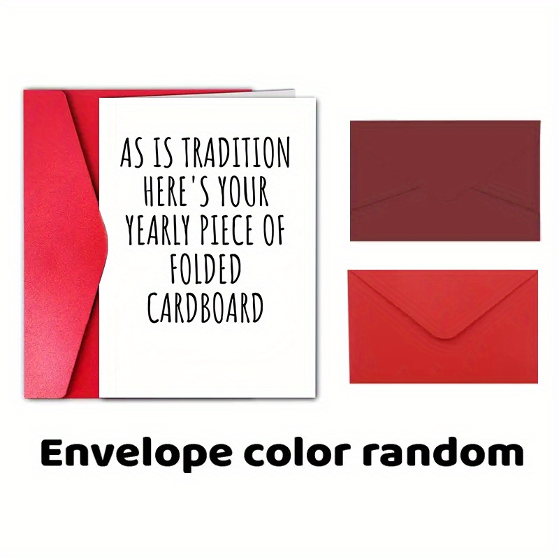 

1pc Blank Folding Greeting - For Birthdays, & Christmas Wishes