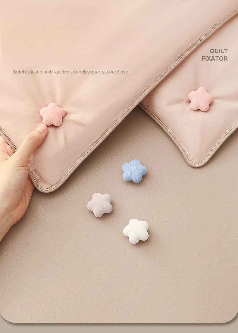 6pcs blue flower quilt fixer suitable for quilt cover quilt cover quilt sheet fixing   used in home commercial b   essential tool to prevent quilt from sliding in winter surface is traceless and     and   with   details 0