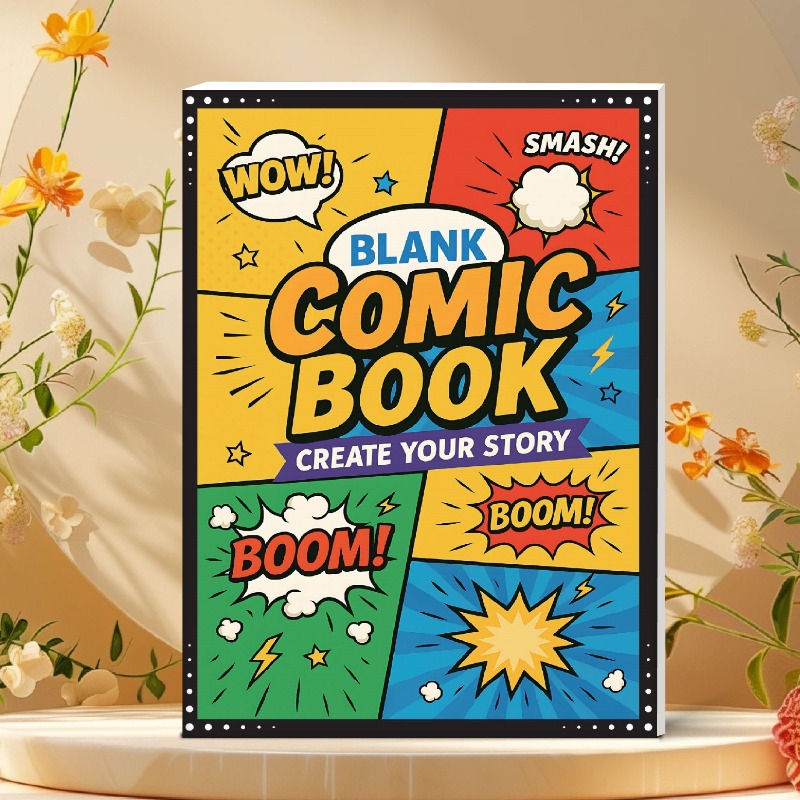30 Retro And Diverse Templates For A Painting + Bright Cover! Blank Comic Book, Bubble , Diy Story For Teenagers And Adults, Graphic Making, For Diy Story, Graphic Making
