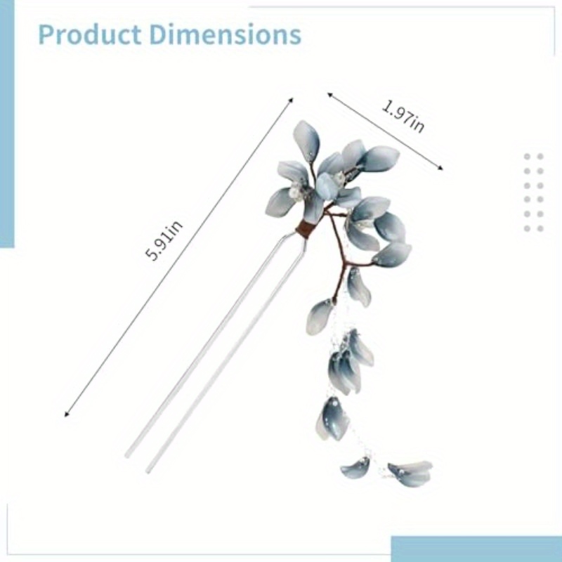 elegant chinese hair pins u shaped hair accessories with   metallic     for wedding formal events everyday vintage chinese hairpins for women bridal hairstyles cultural events wedding hair accessories formal event hairpiece   design metallic   pin tassel detail durable hairpiece traditional hairstyle   accessory   Product details 3