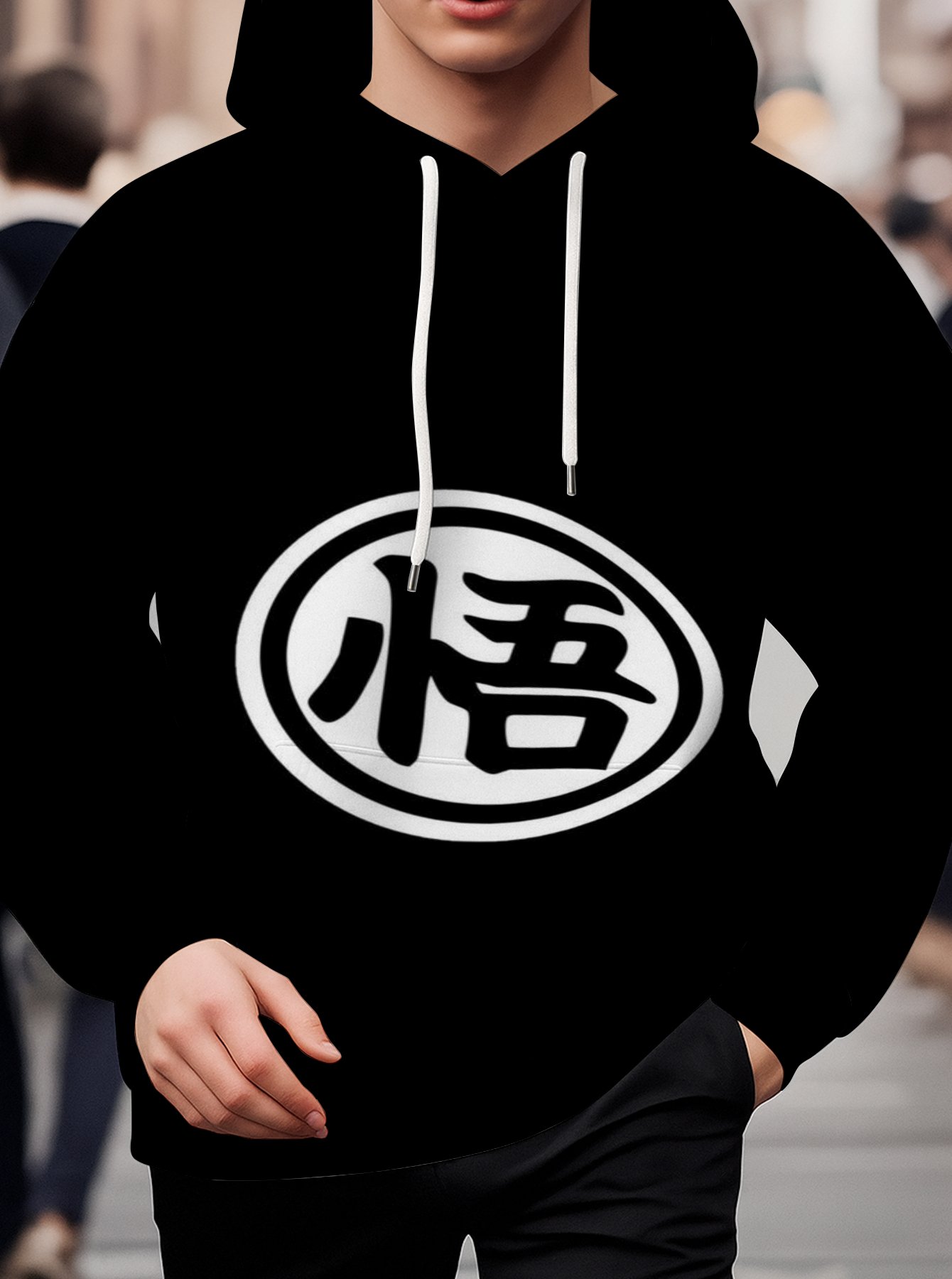 DRAGON BALL Men's Casual Hoodie Front View