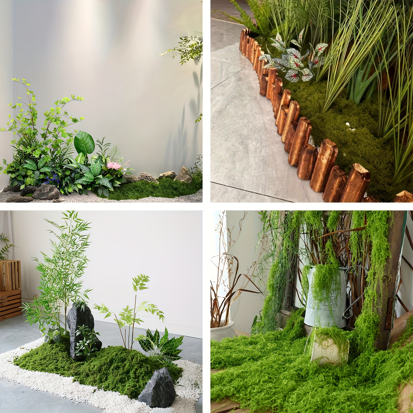 Realistic Artificial Moss for Outdoor Gardening Decoration