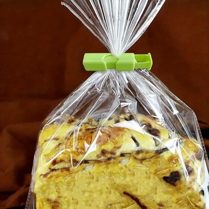 5 15 25 шт. ярких цветных зажимов для запечатывания пакетов с едой, влагозащитных, страховых, для запечатывания домашних приправ, деталей для запечатывания пакетов 4