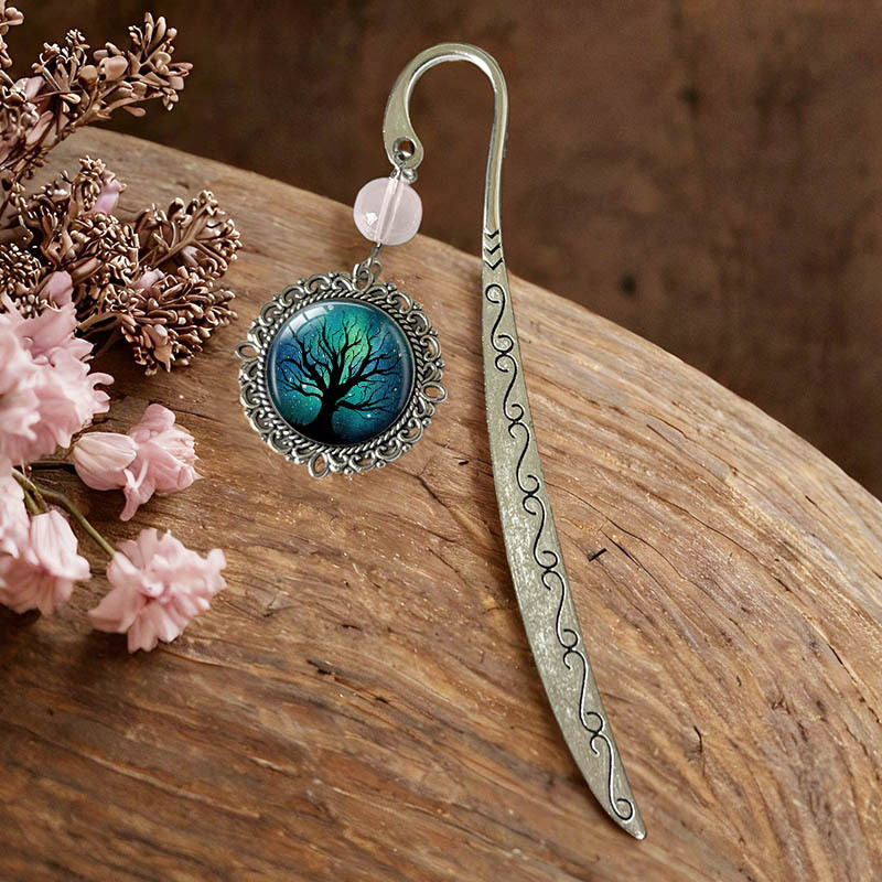 TEMU Un elegante marcapáginas del Árbol de Aurora para amantes de los libros, ideal como regalo