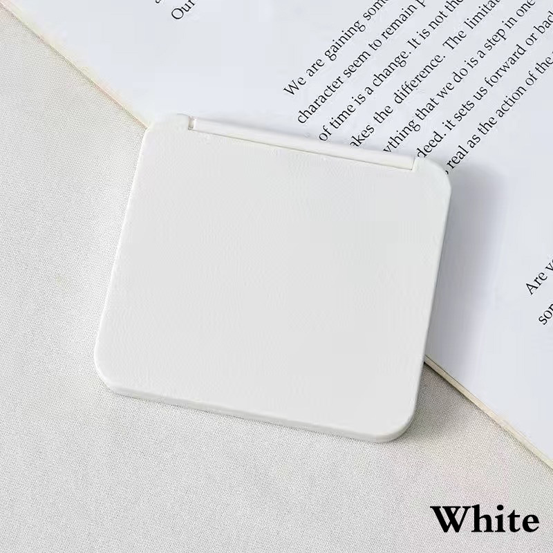 5pcs Set of Random Color Double-Sided Square Makeup Mirrors