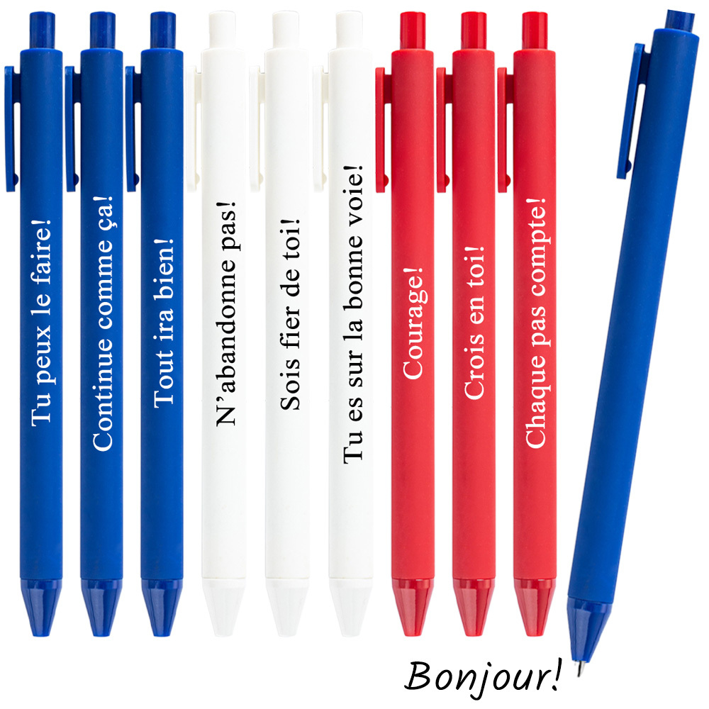 Muji Gel Ink Ballpoint Cap Type 10-piece set, 0.5 mm nib, blue