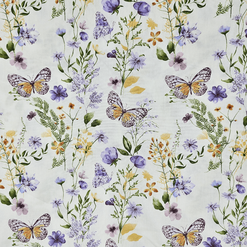 TEMU 1pc 100% Cotton Floral Print Fabric | 39.4x63 Inches | Diy Materials For Handkerchiefs, Pillowcases, Bedding, Curtains, Tablecloths & Masks |