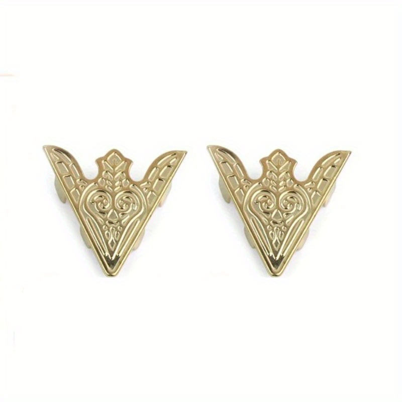 2pcs Triangle Collar Clips, Collar Pins, Non-damaging Shirt Collar Clips, Unisex Clothing Accessories