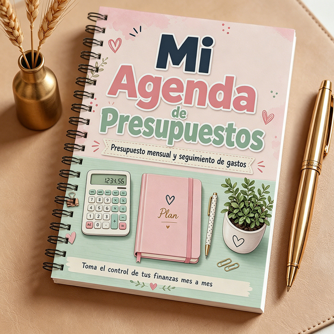 TEMU Libros de Contabilidad 1 Versión Española Cuaderno Financiero, Papelería de Escritorio con Cubierta de Colaje Fácil de Plantas Verdes, Adecuado