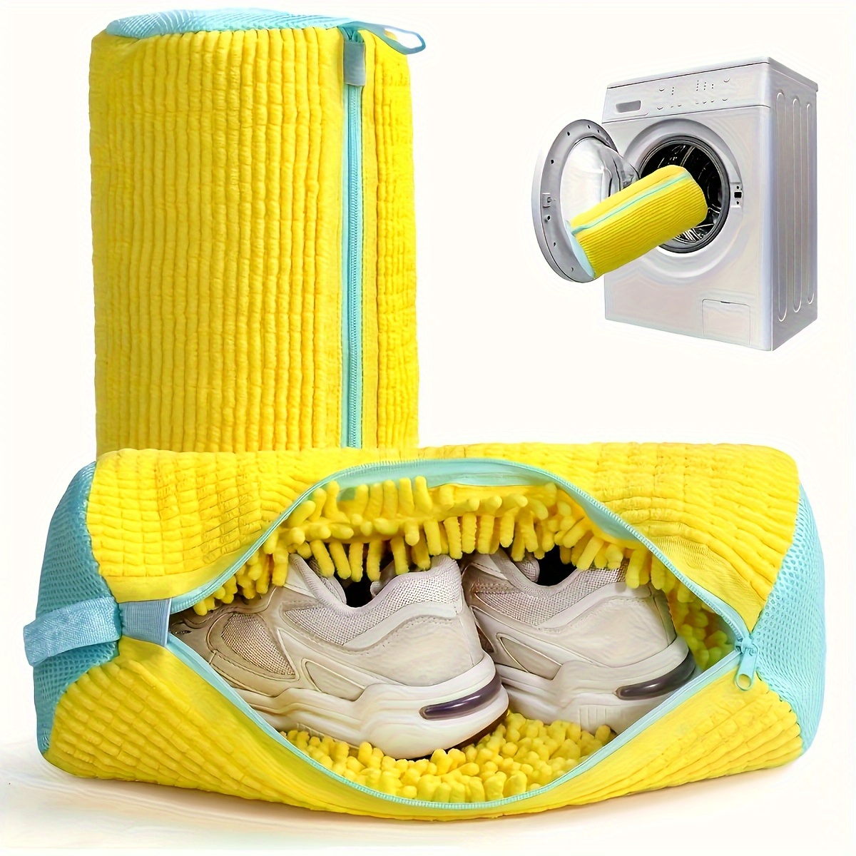Shoe Washing Bag For Washing Machine (grey) Double Shoe