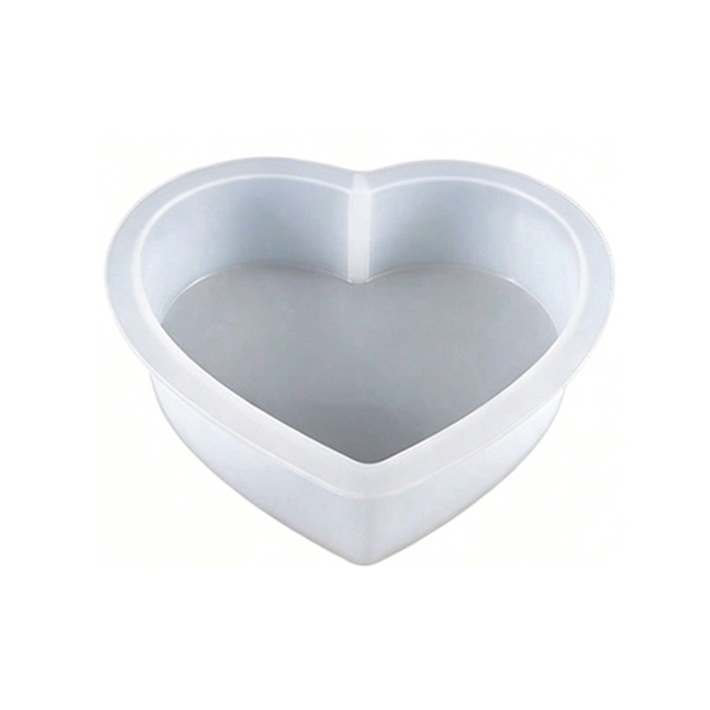 TEMU 1pc Large Heart Resin Mold Deep Pour Epoxy Casting Molds For Dried Flower Preservation Wedding Bouquet Home Decor Valentine's Day Gift Making