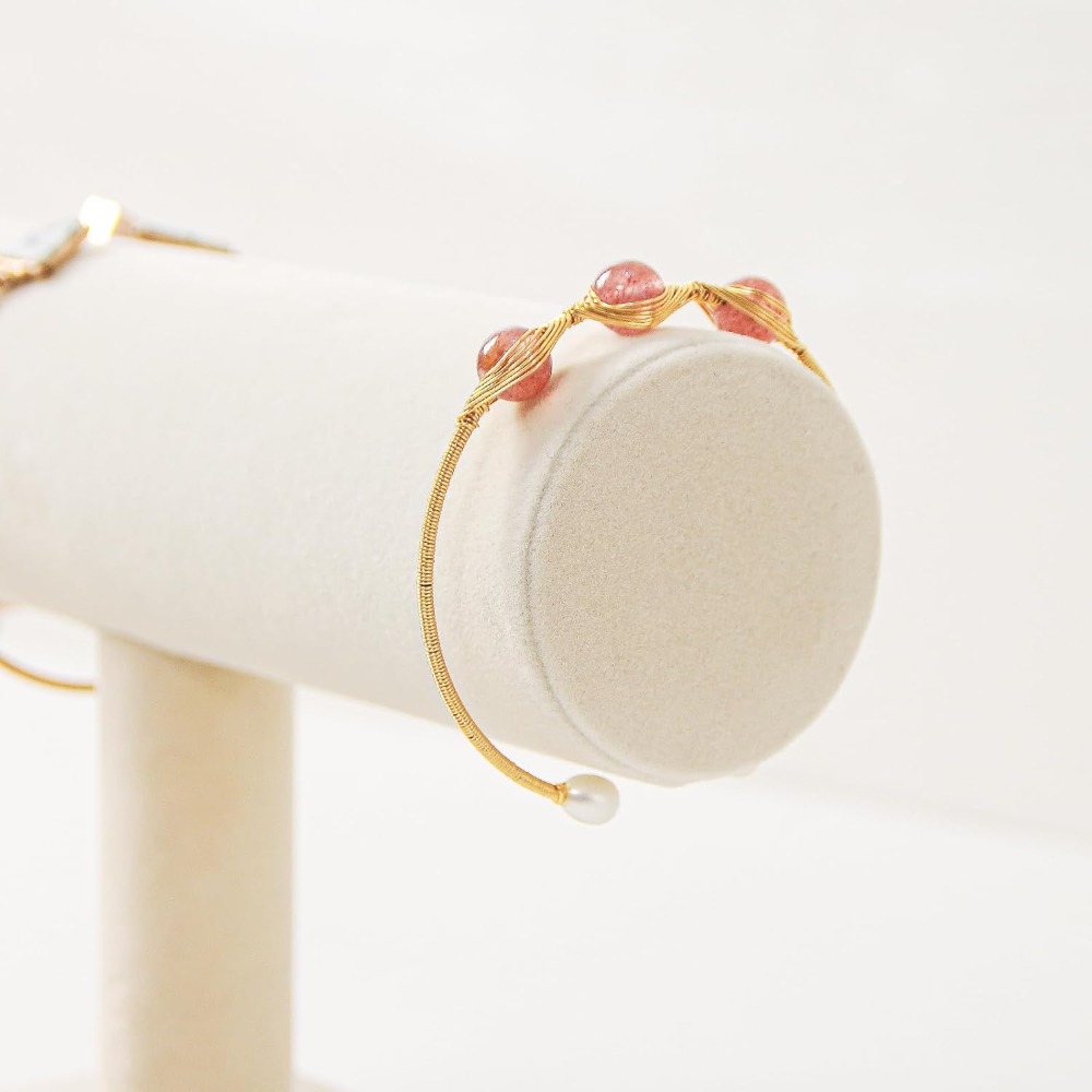 2pcs Velvet Jewelry Holder Display Set