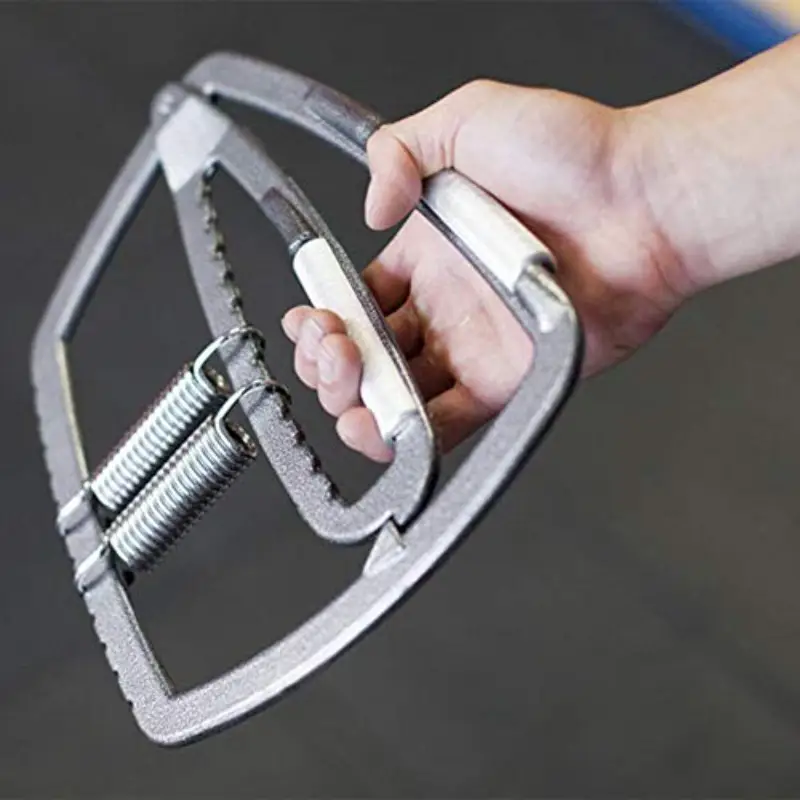 professional heavy-duty hand grip strengthener - 1200lbs max , adjustable grip strength trainer with 6- , non-slip base & ergonomic handle - portable muscle builder for home gym, office, weightlifting, crossfit - ideal for athletes, construction workers, surgeons - - targets forearms, wrists & fingers - (11”l x 6”w x 2.8”h) - no power required - carry bag, hand muscle trainer, strength training equipment, Product details 3