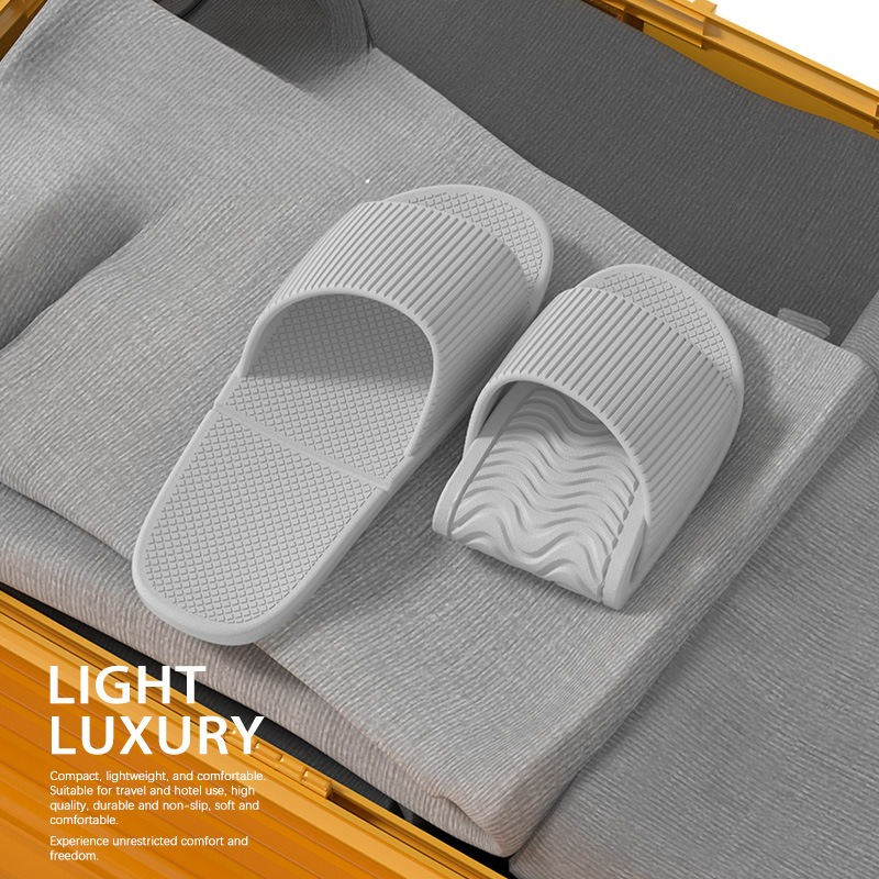 TEMU Men's Foldable Slippers - Travel Slippers
