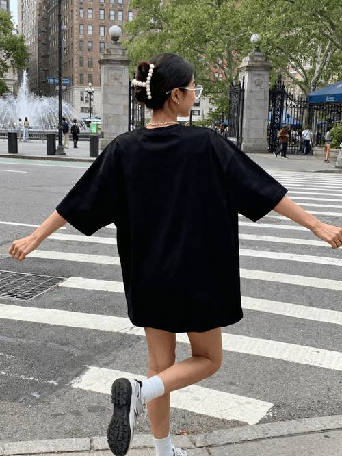 womens oversized t shirt dress in five sizes suitable for all summer casual crew neck t shirt with print stretch regular fit short sleeve tee for wear