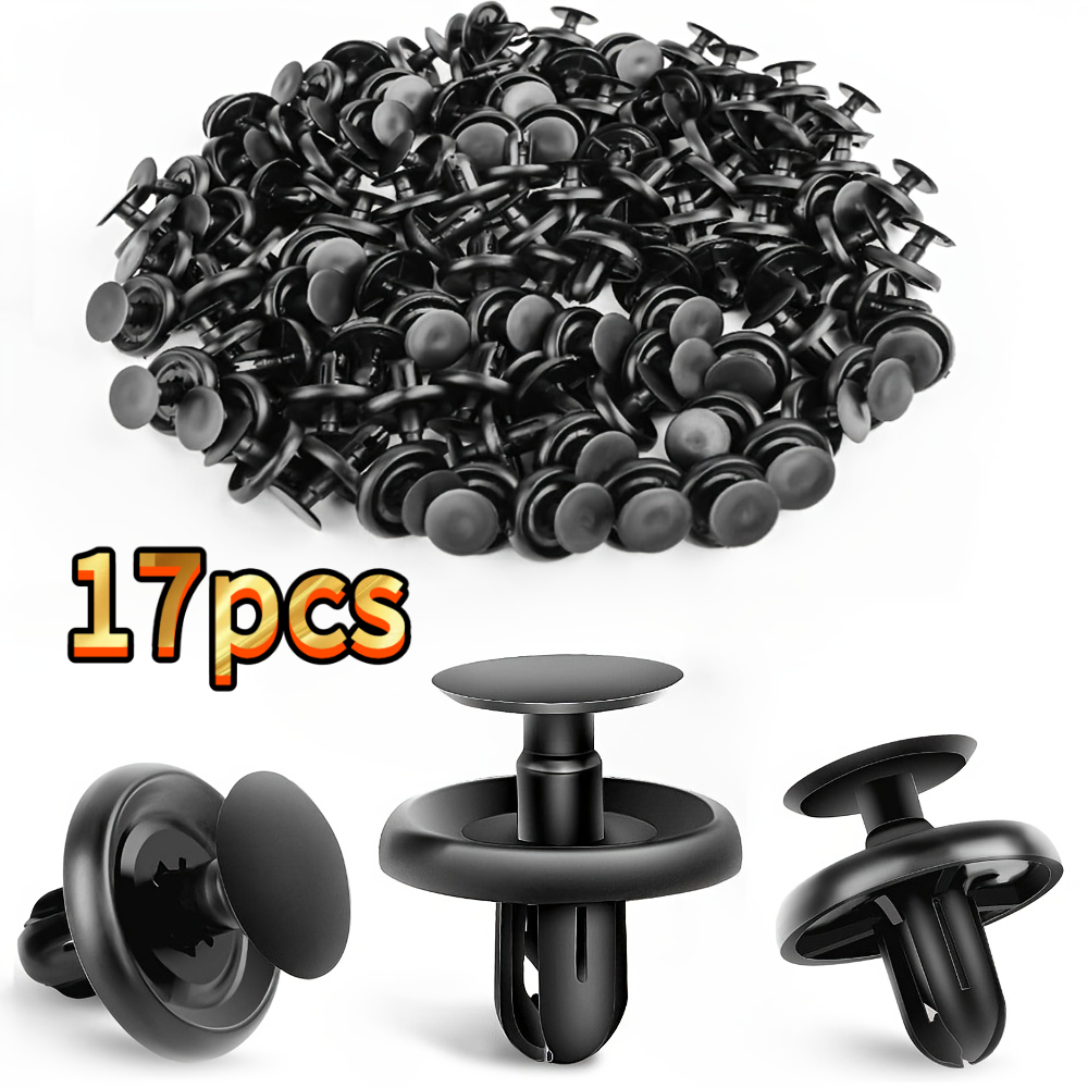 TEMU 17pcs Set Of Car Clips, Push-type Fasteners For Engine Underbody Panels, Suitable For And For , Original Replacement Parts, Model 90467-07201