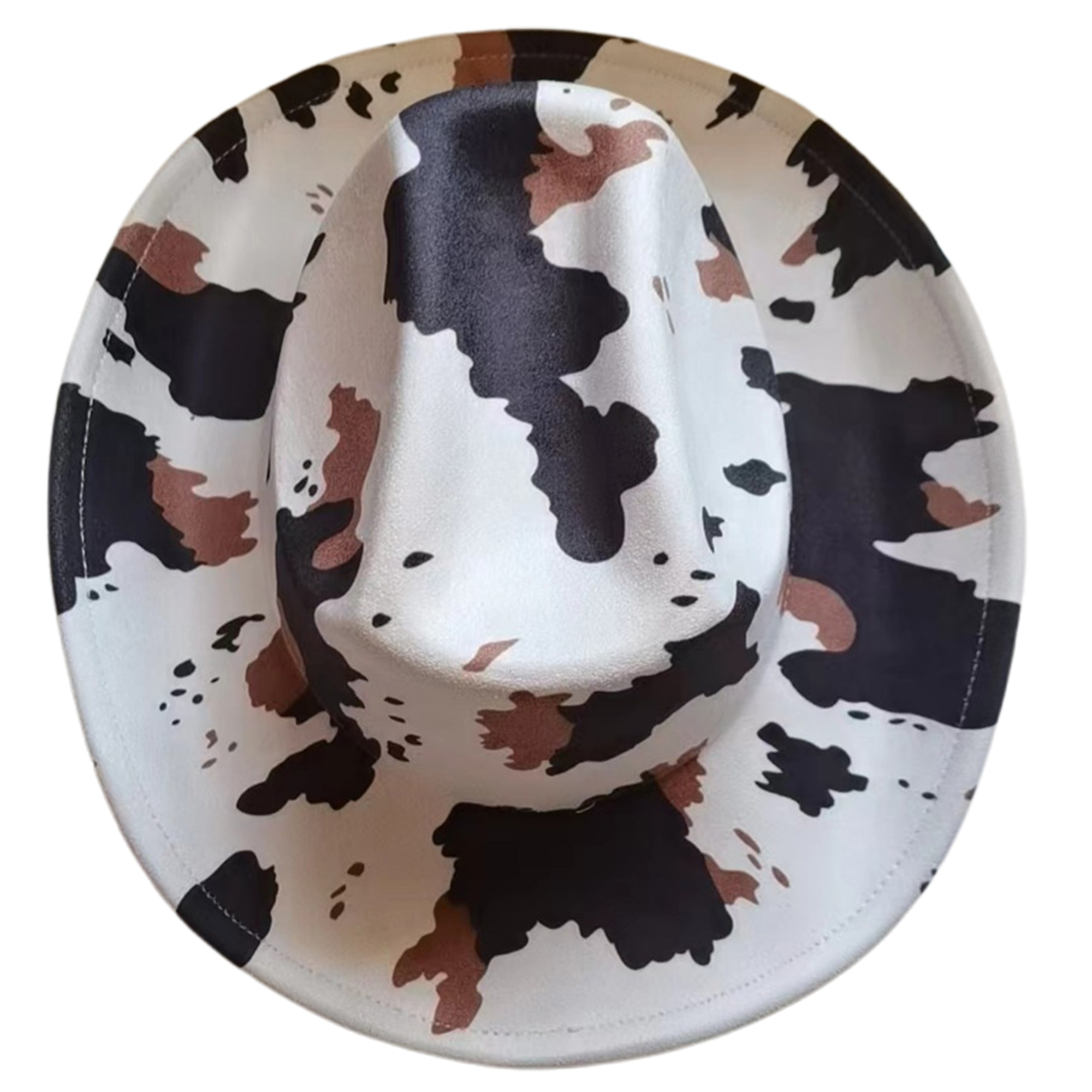womens cow print cowboy hat straw western hat adjustable - Temu