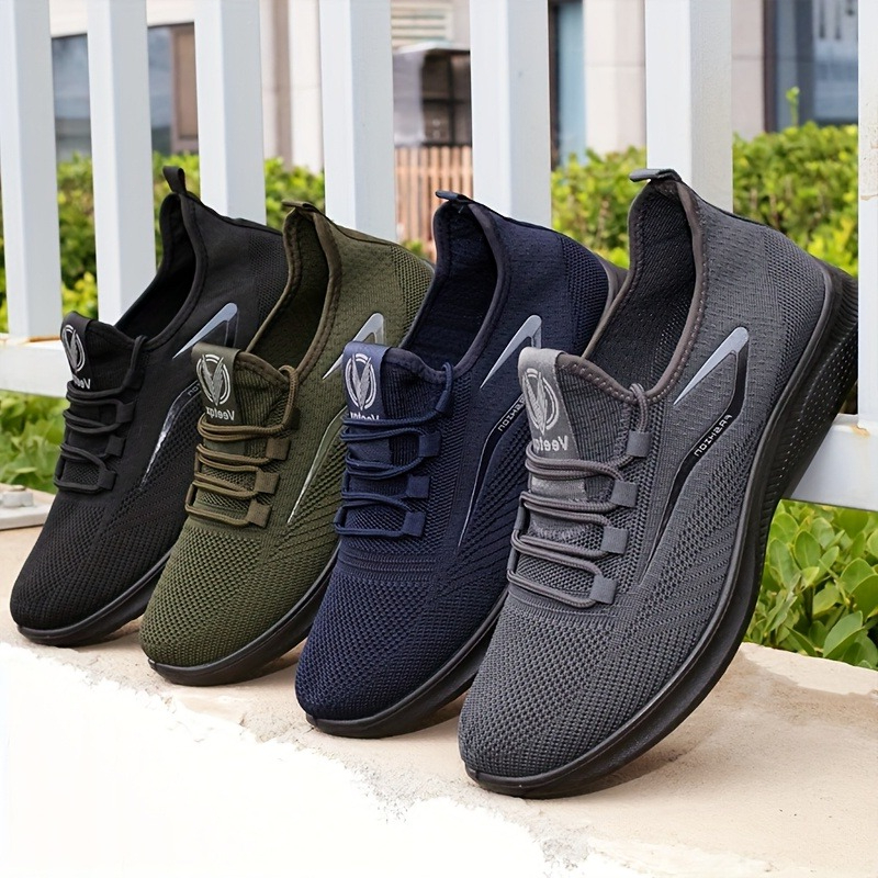 sneakers lightweight walking shoes for men in plus sizes breathable casual sports footwear featuring a cushioned midsole and a non slip pu outsole ideal for   throughout   during fitness hiking