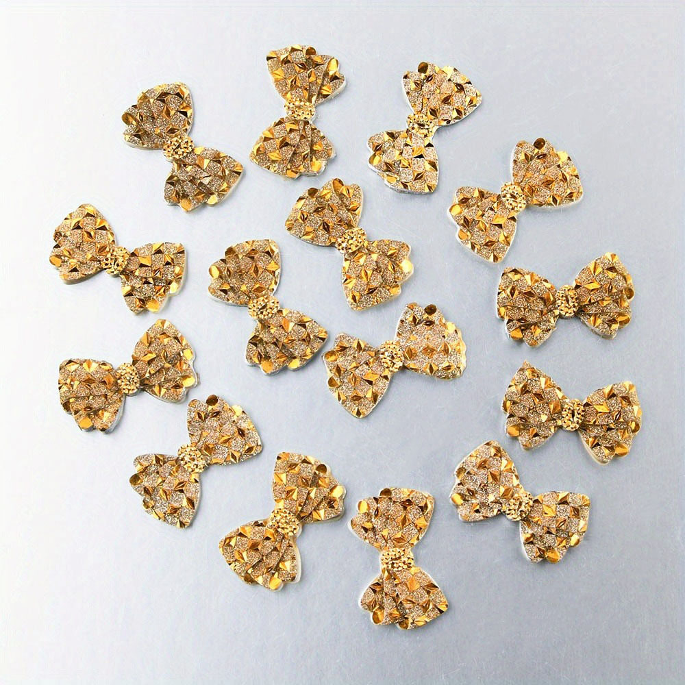 FlatBack Resin Bows for Easy Attachment in Crafting